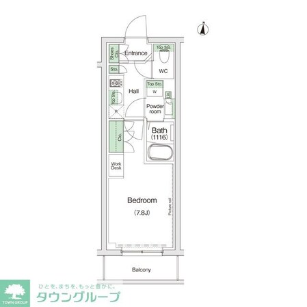 スタイリオ池上WeLLの物件間取画像